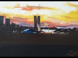 Nascer do sol em Brasília