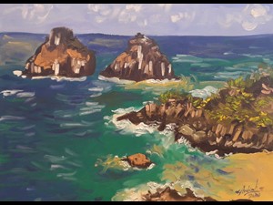 Fernando de Noronha ao meio dia