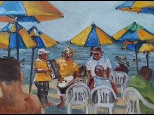 Trio de repentistas de Tibau do Sul