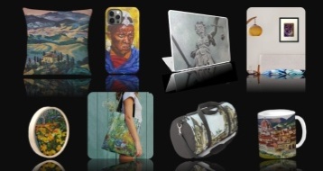 Fine arts e produtos licenciados
